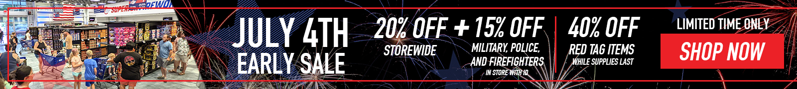 Shop Our July 4th Early Sale!